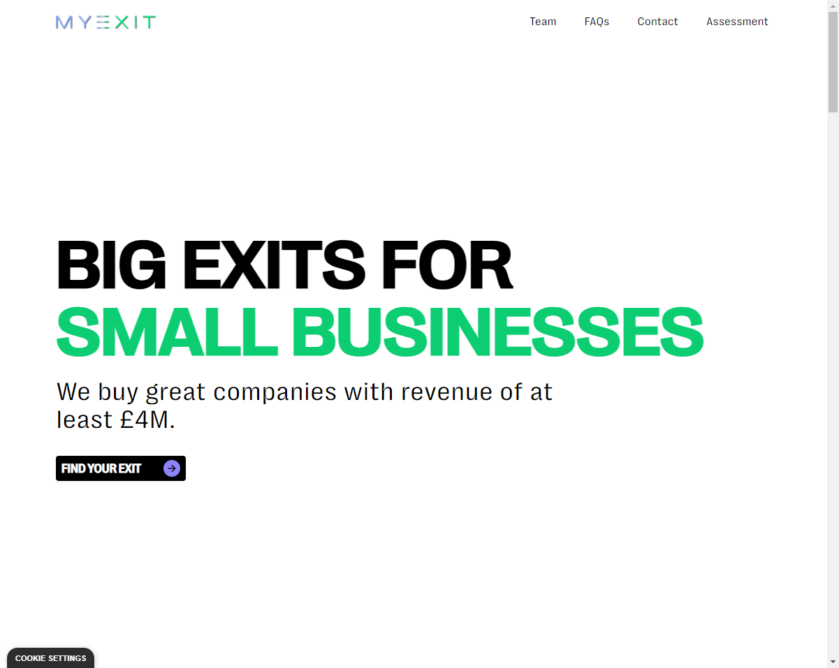 My Exit - Small business acquisitions